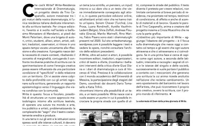 Hystrio su Write per Filippa Ilardo